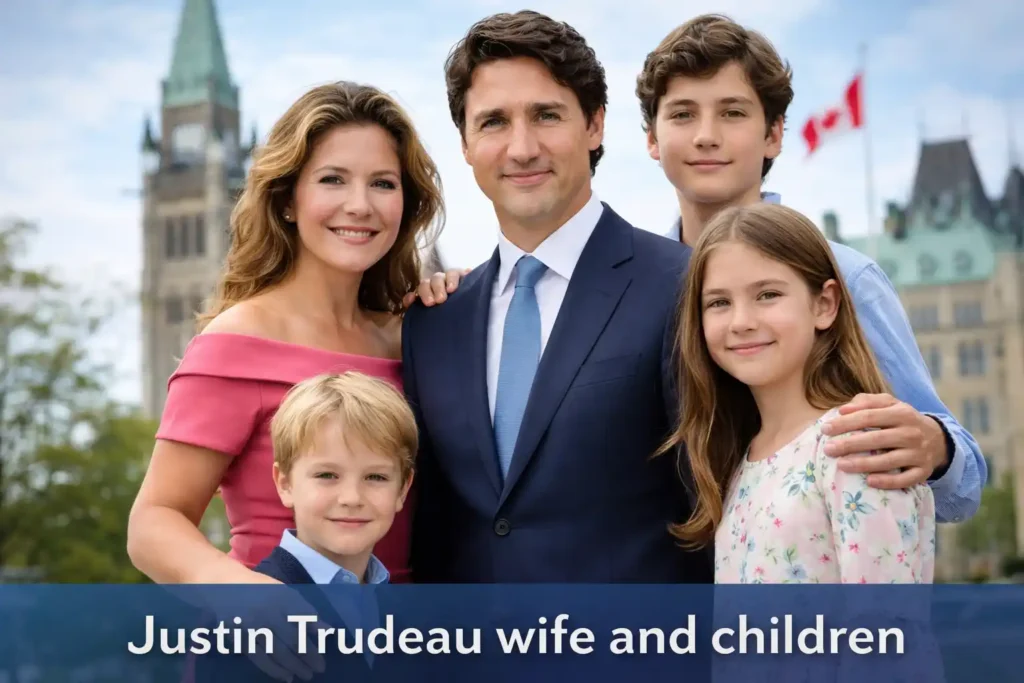 Justin Trudeau Wife and Children
